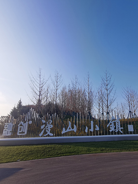 融創(chuàng  )漫山小鎮 文旅標識設計制作 | 唯美標識